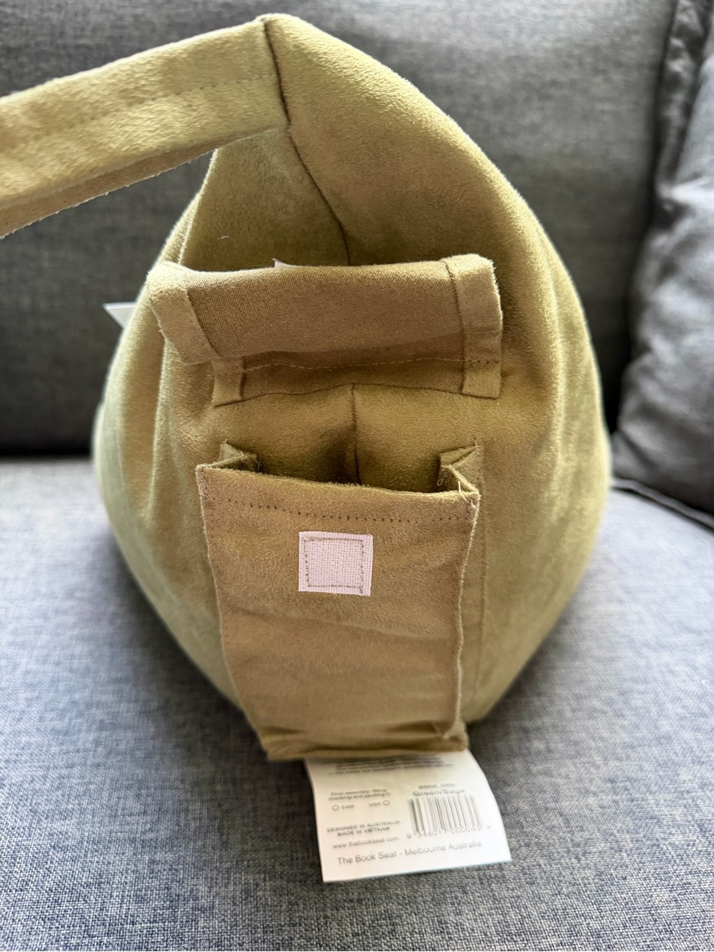 The Book Seat Reading Pillow NWT - Picture 4 of 6